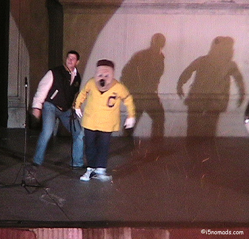 Oski at the 2007 Big Game Bonfire Rally. Photo: Sean Rouse. Photo credit: Sean Rouse.