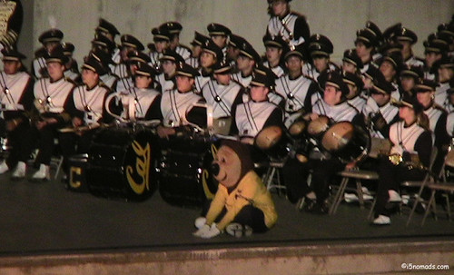Oski at the 2007 Big Game Bonfire Rally. Photo: Sean Rouse. Photo credit: Sean Rouse.